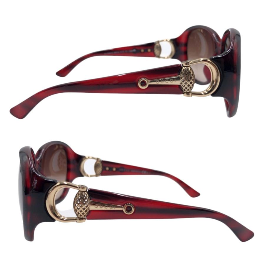 GUCCI グッチ ホースビット ブラウン プラスチック GG 3726/F/S MMVJ6 61□15 110 サングラス レディース 409805 | GUCCI | 04