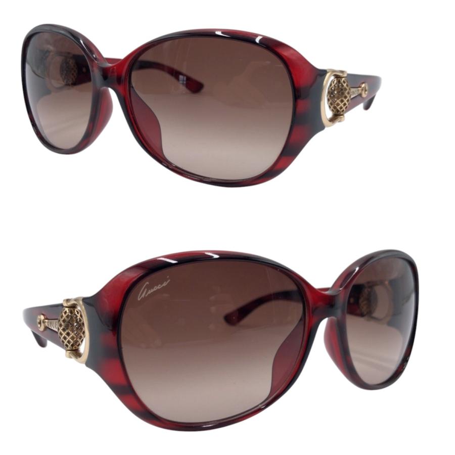 GUCCI グッチ ホースビット ブラウン プラスチック GG 3726/F/S MMVJ6 61□15 110 サングラス レディース 409805 | GUCCI | 05
