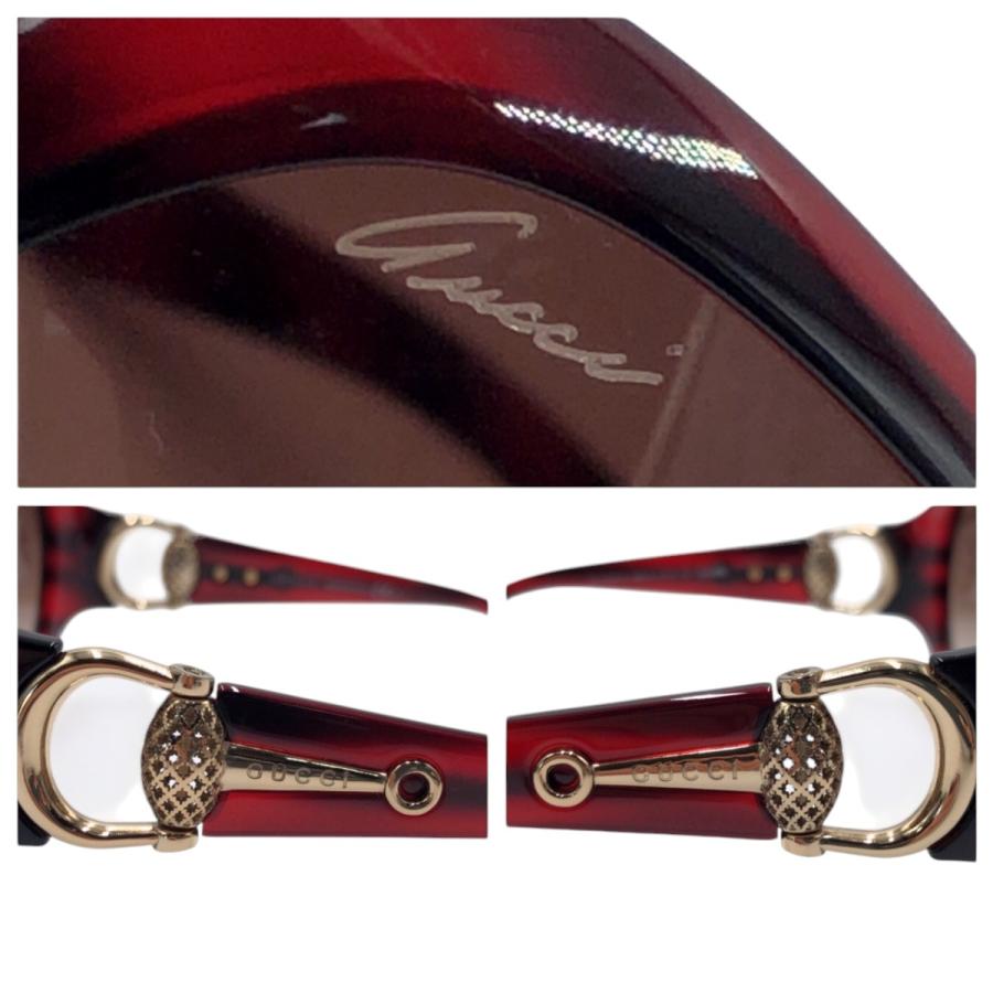 GUCCI グッチ ホースビット ブラウン プラスチック GG 3726/F/S MMVJ6 61□15 110 サングラス レディース 409805 | GUCCI | 06