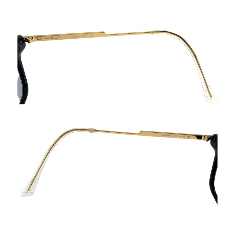 美品 BOTTEGAVENETA ボッテガヴェネタ ブラック 黒 ゴールド金具 プラスチック /メタル BV1040OA 001 54□18 150 サングラス メンズ 409807 【中古】 美品 BOTTEGAVENETA ボッテガヴェネタ ブラック 黒 ゴールド金具