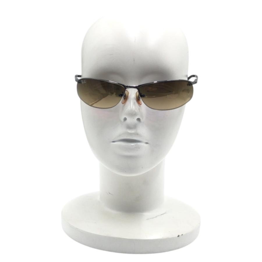 Ray-Ban（レイバン） 美品 TOP BAR ブラウン シルバー メタル RB3179