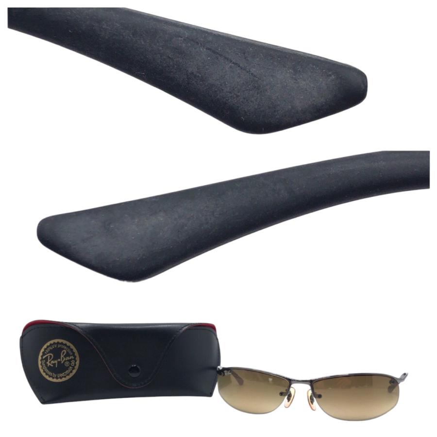 Ray-Ban（レイバン） 美品 TOP BAR ブラウン シルバー メタル RB3179
