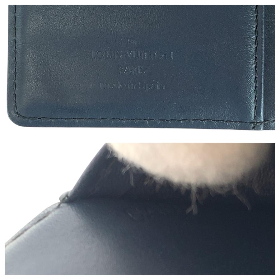 美品 LOUIS VUITTON ルイヴィトン モノグラム マット アジェンダ PM ブルー シルバー金具 レザー R20935 手帳カバー 男女兼用 409958 | LOUIS VUITTON | 05