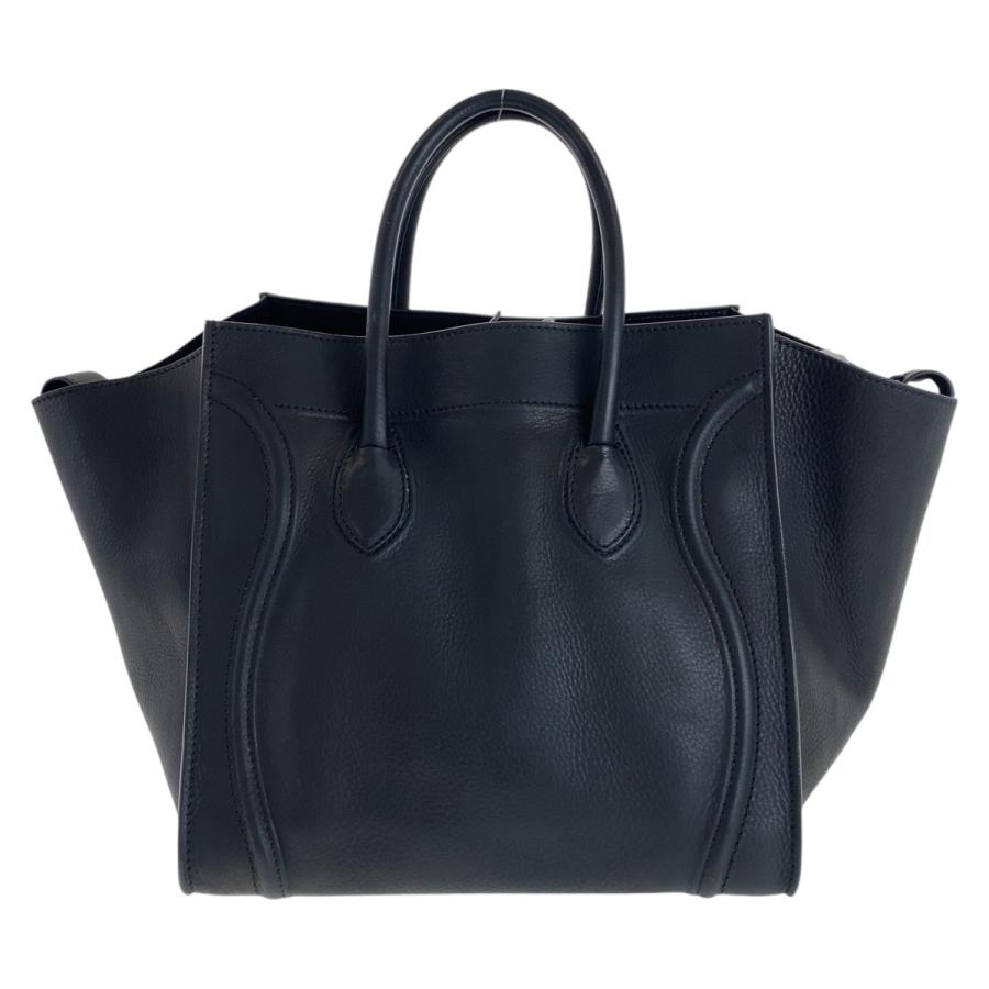 CELINE（セリーヌ） 美品 ファントム ラゲージ ブラック 黒 レザー 
