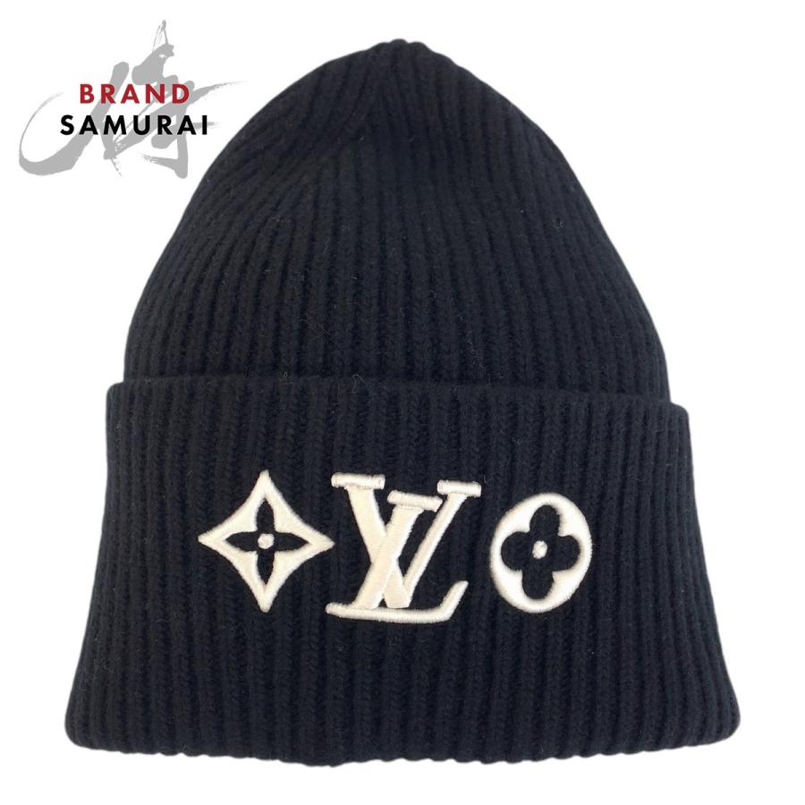 LOUIS VUITTON ブラック ビーニー M77872 LOUIS VUITTON ブラック ビーニー M77872 LOUIS VUITTON新作レディース