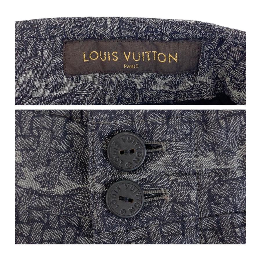 美品 LOUIS VUITTON ルイヴィトン クリストファー ネメス ブラック  グレー コットン CA36929 ショートパンツ ハーフパンツ メンズ 410074 | LOUIS VUITTON | 04
