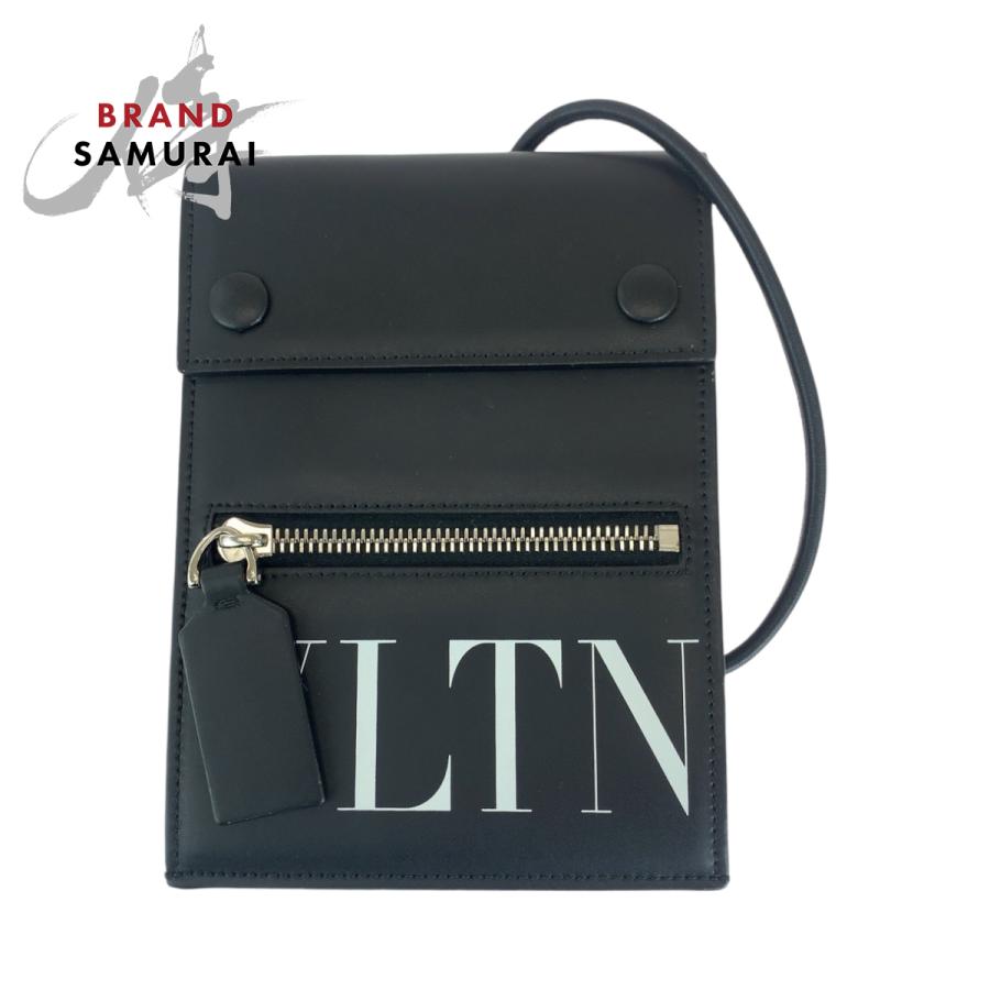 VALENTINO（ヴァレンティノ） 美品 VLTN ロゴ ブラック 黒 ホワイト 