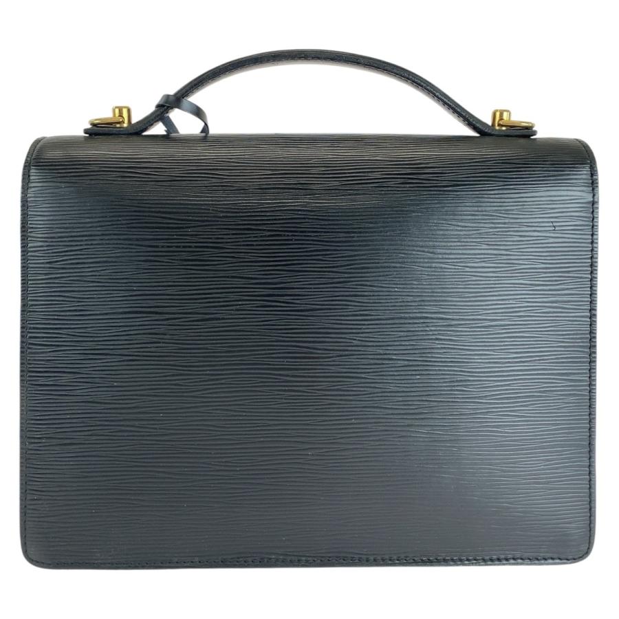 LOUIS VUITTON ルイヴィトン エピ モンソー ブラック 黒 ゴールド金具  