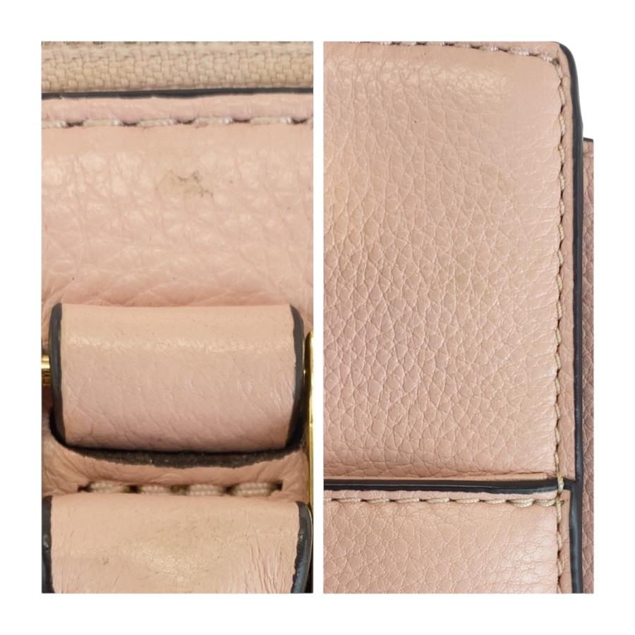 MICHAEL KORS（マイケルコース） 美品 ピンク ゴールド金具 レザー