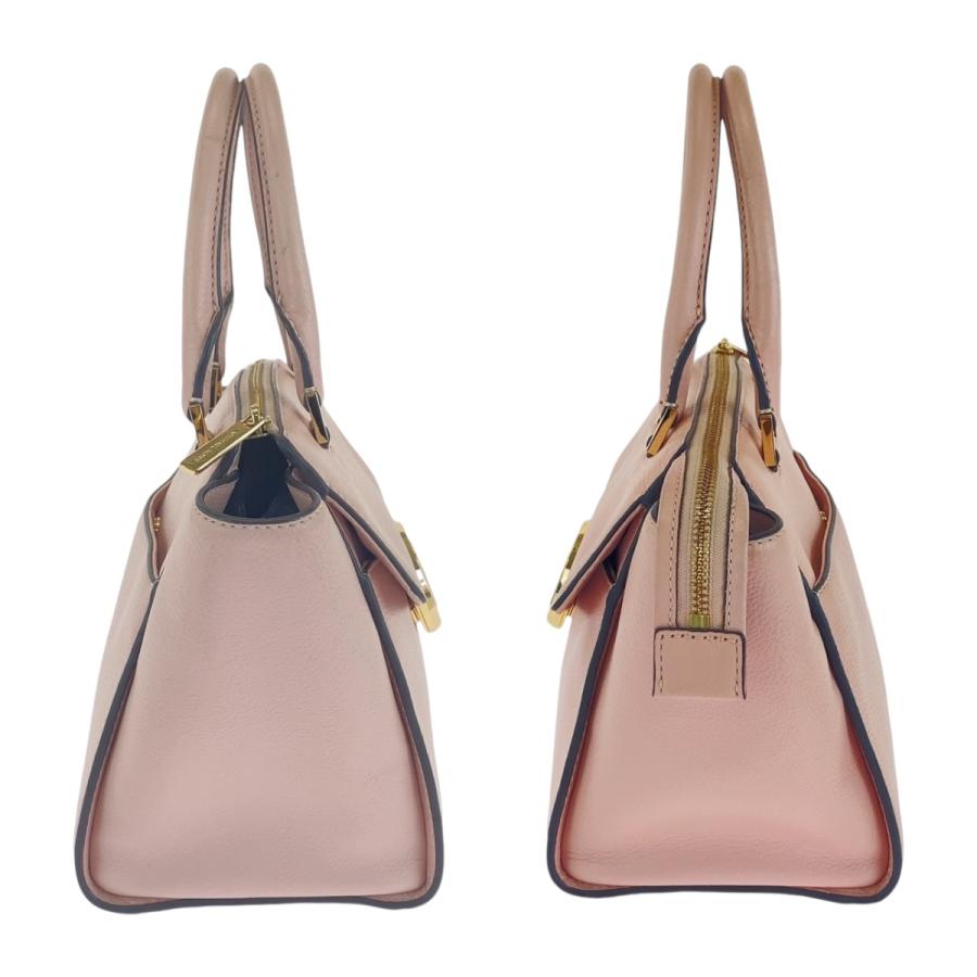 超美品MICHAELKORSマイケルコース、2way、ピンク　金ロゴ　レザー MICHAEL KORS（マイケルコース） 美品 ピンク ゴールド金具 レザー