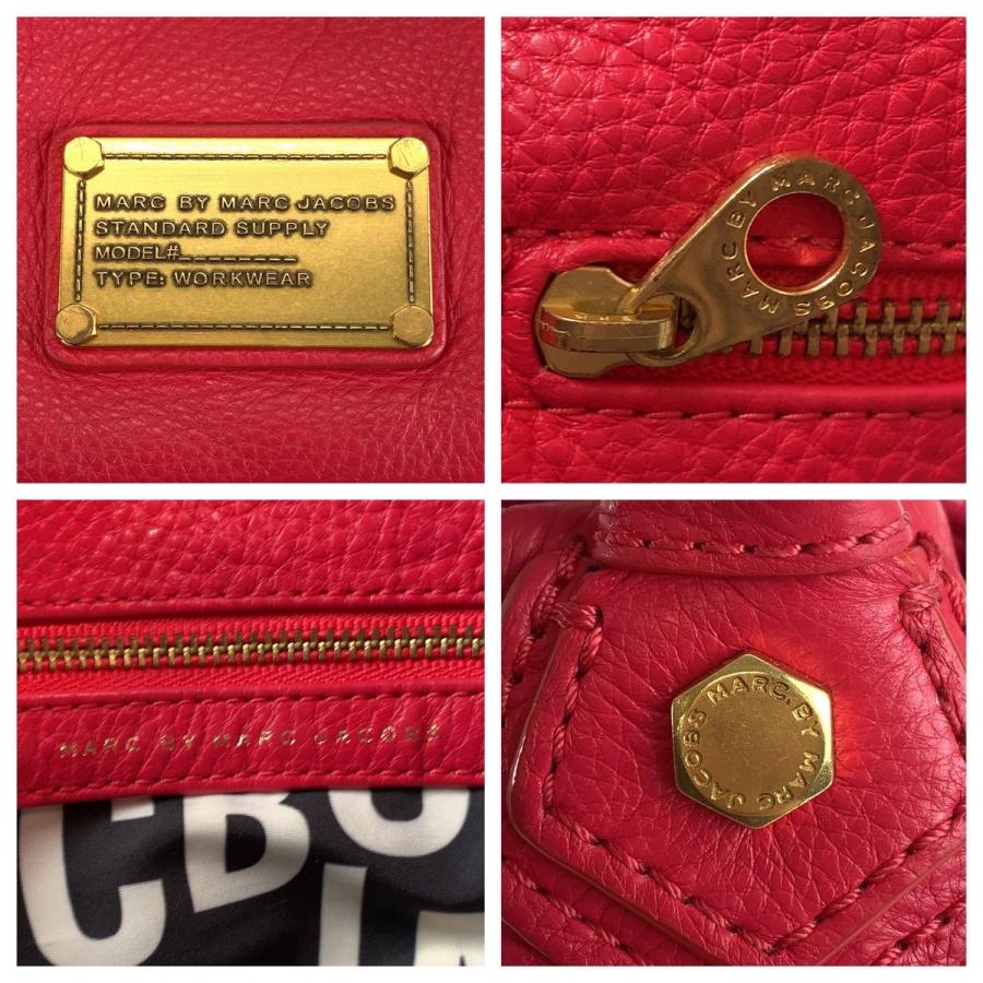 MARC BY JACOBS マークバイマークジェイコブス レッド ゴールド金具 