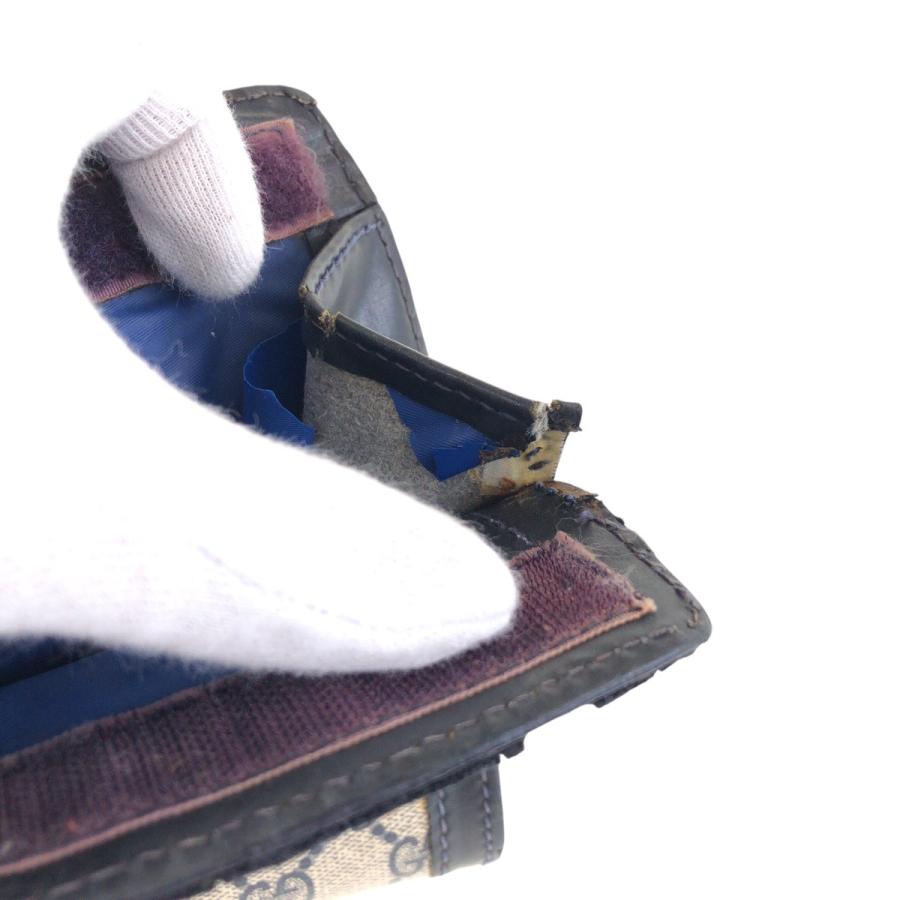 GUCCI（グッチ） オールドグッチ シェリーライン ネイビー グレー GG