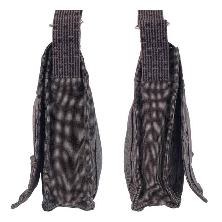 HERMES（エルメス） エールライン バサスPM グレー シルバー金具 斜め