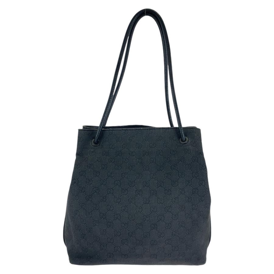 GUCCI 黒のバッグ GUCCI（グッチ） ブラック 黒 ガンメタ金具 GGキャンバス/レザー