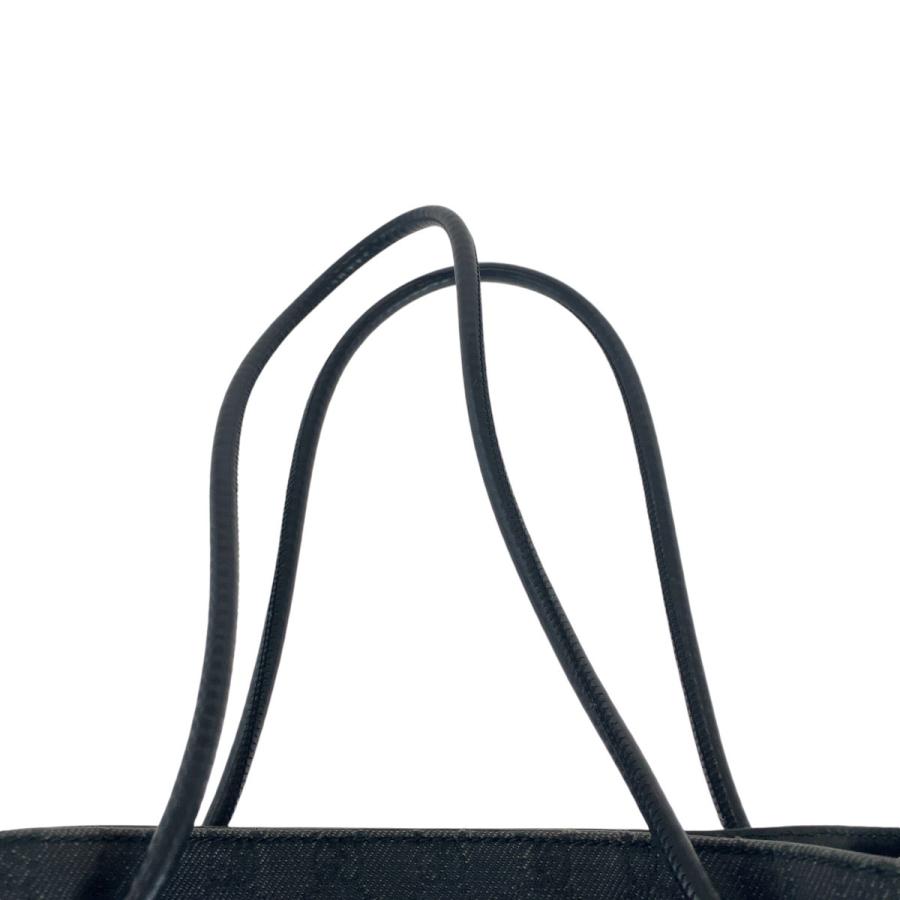 GUCCI（グッチ） ブラック 黒 ガンメタ金具 GGキャンバス/レザー