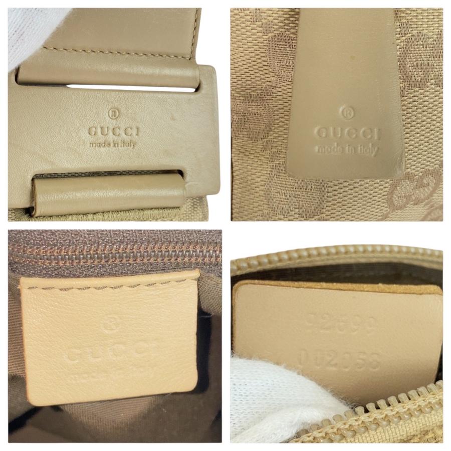 GUCCI グッチ ベージュ ゴールド金具 GGキャンバス 92699 ショルダー  
