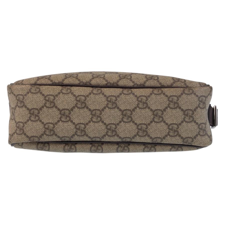 GUCCI（グッチ） 美品 ブラウン シルバー金具 GGスプリームキャンバス