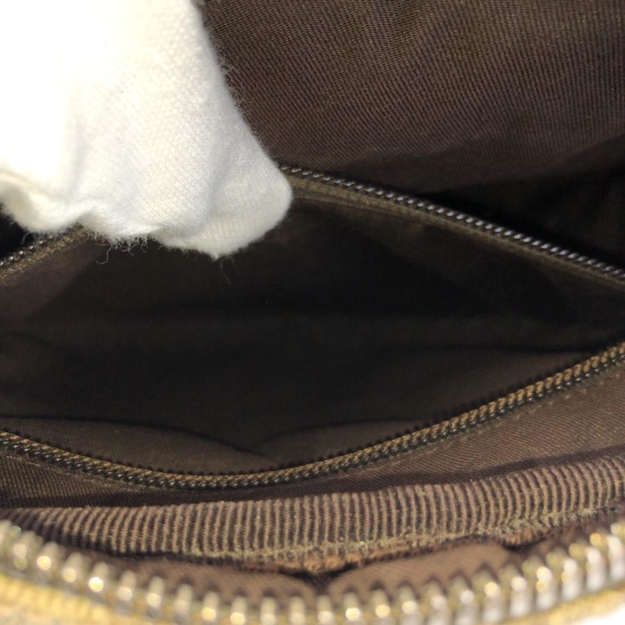 GUCCI（グッチ） 美品 ブラウン シルバー金具 GGスプリームキャンバス