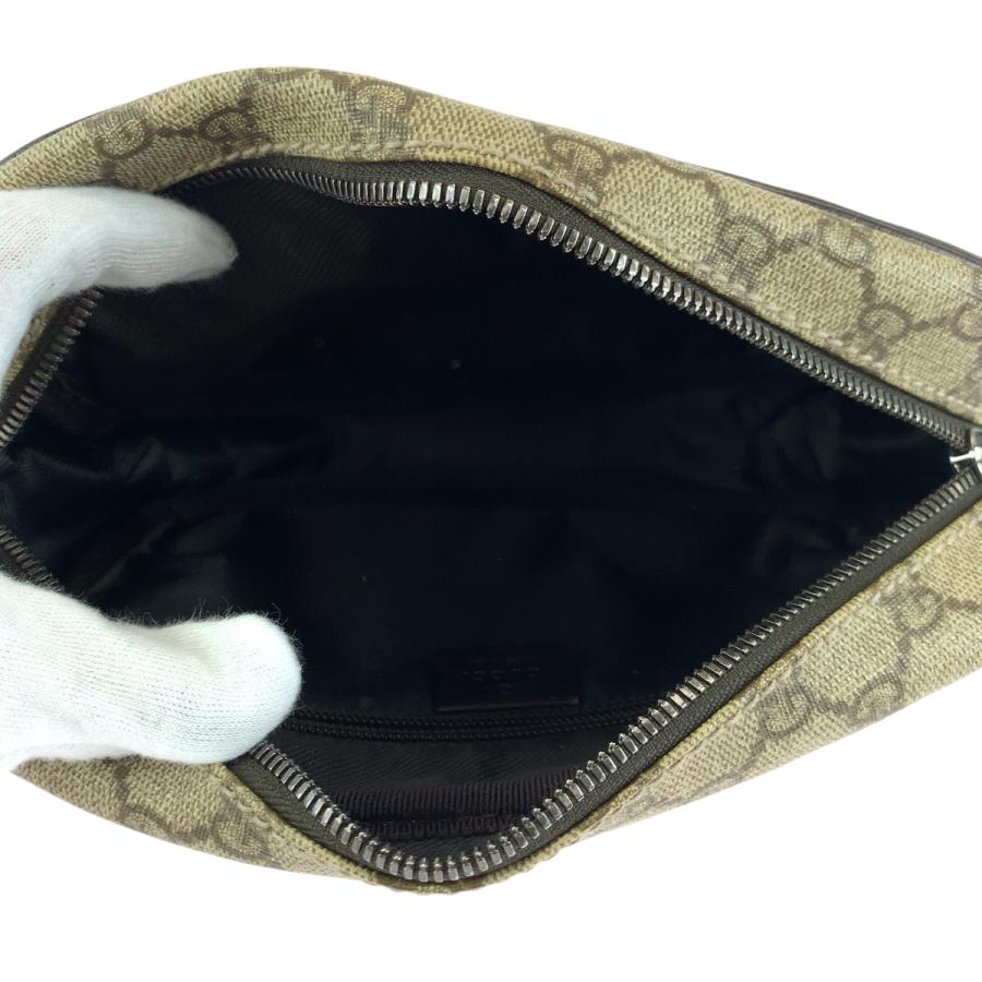 GUCCI（グッチ） 美品 GGプラス ベージュ ブラウン シルバー金具 GG