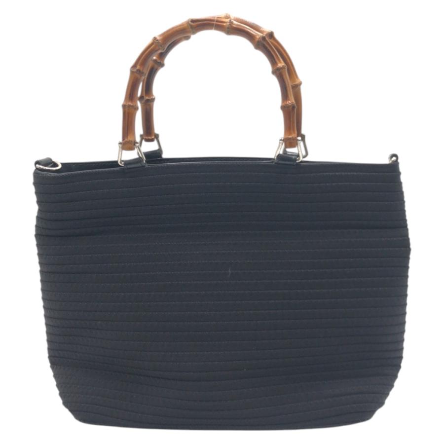 GUCCI（グッチ） 美品 バンブー ブラック 黒 ポリエステル 000 1998