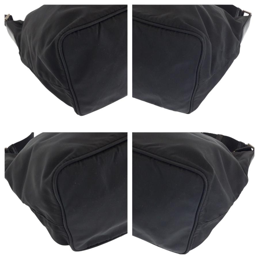 【美品】PRADA プラダ リナイロン ペンシルスカート 三角ロゴプレート 黒 PRADA（プラダ） 美品 テスート 三角ロゴプレート ブラック 黒
