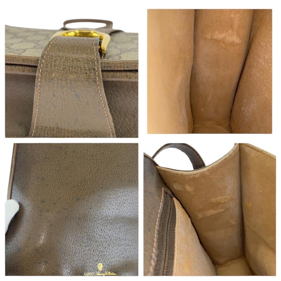 GUCCI グッチ ヴィンテージ オールドグッチ ブラウン ゴールド