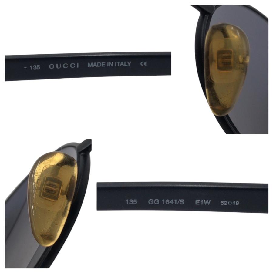 GUCCI（グッチ） ブラック 黒 メタル 135 GG 1641/S E1W 52??19