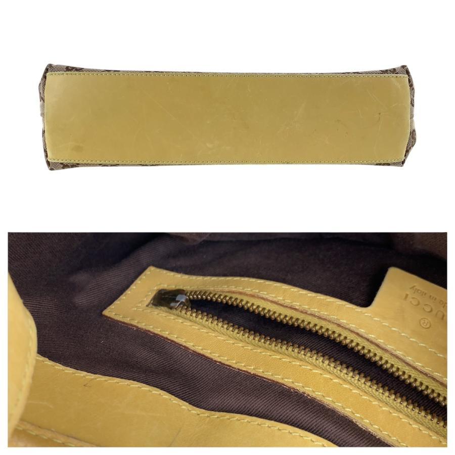 GUCCI（グッチ） ジャッキー イエロー ベージュ ゴールド金具 GG