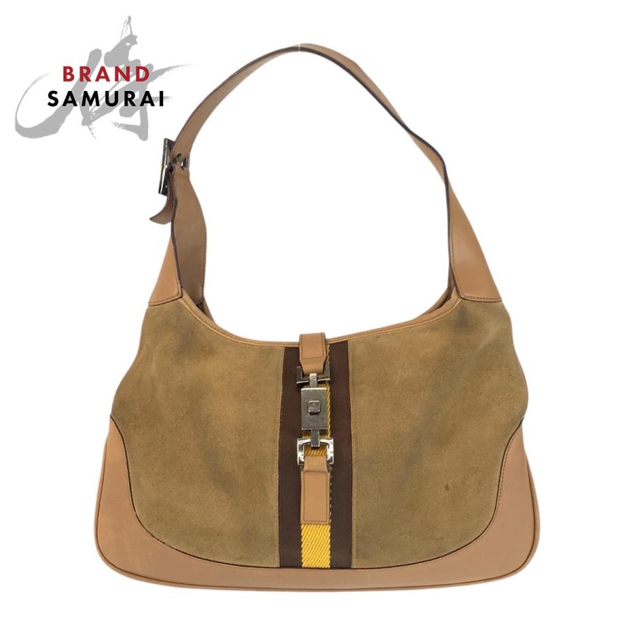GUCCI（グッチ） ジャッキー シェリーライン ブラウン マルチカラー