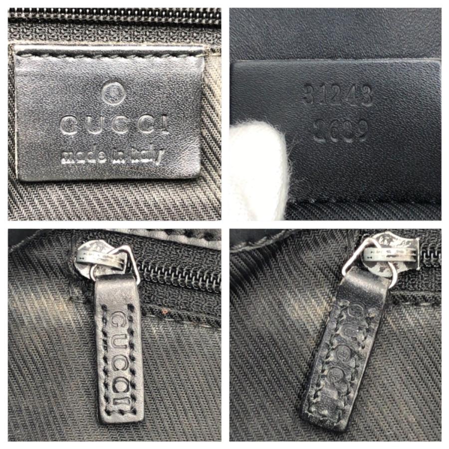 GUCCI（グッチ） GG柄 ブラック 黒 GGキャンバス 31243 トートバッグ