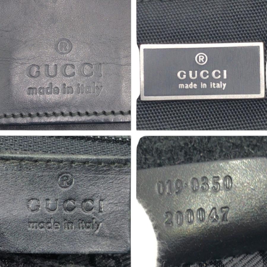 GUCCI（グッチ） 美品 ブラック 黒 ナイロン 0190350 ショルダーバッグ