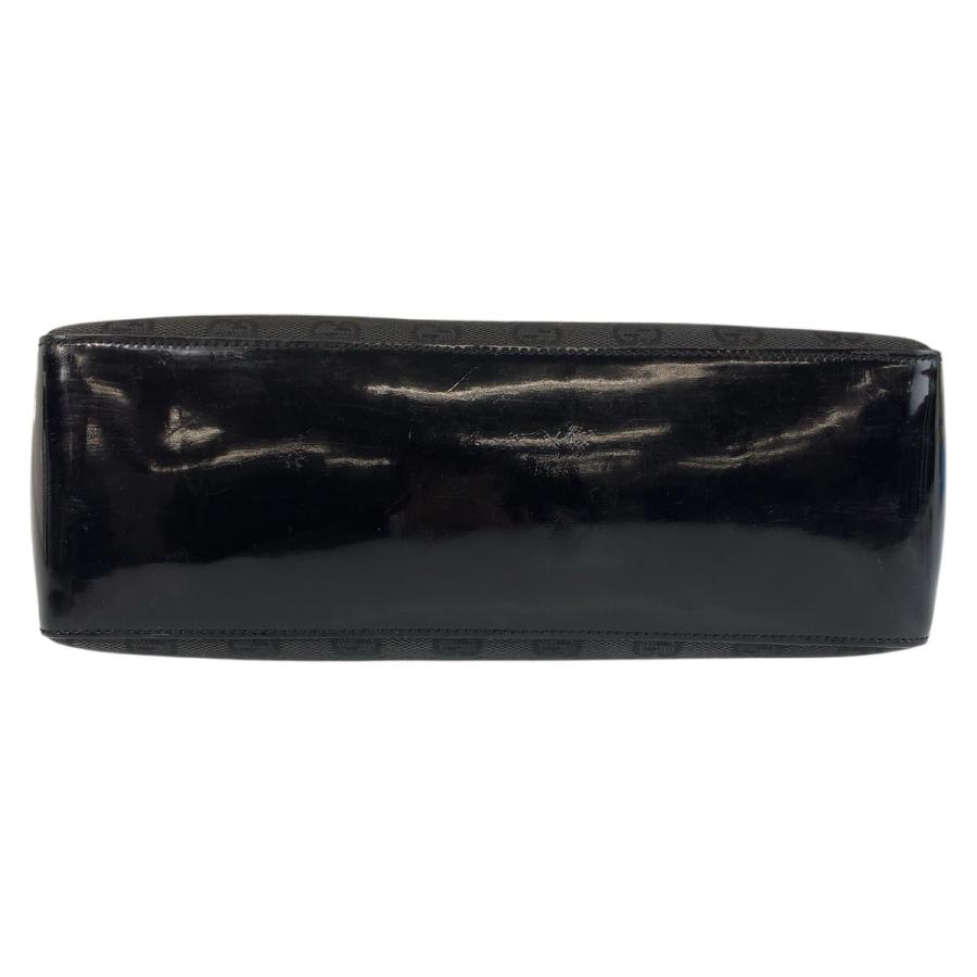 GUCCI（グッチ） 美品 ブラック 黒 シルバー金具 GGキャンバス