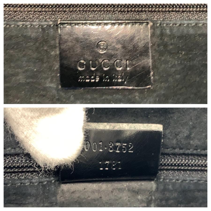 GUCCI（グッチ） 美品 ブラック 黒 シルバー金具 GGキャンバス