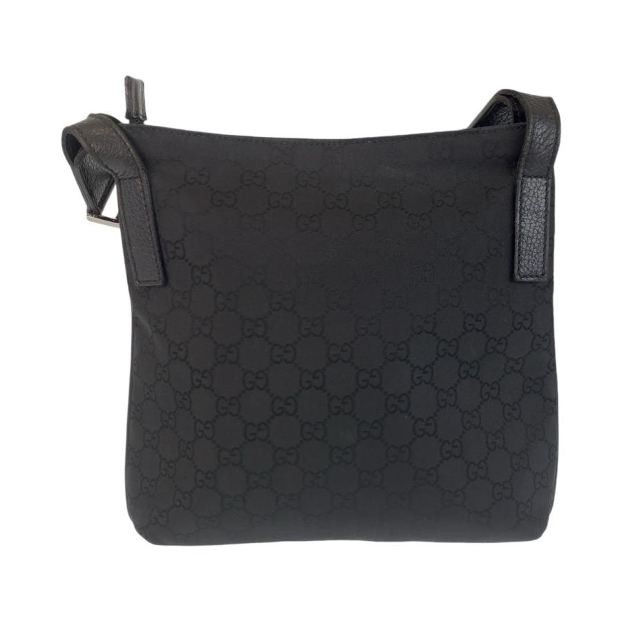 【美品】GUCCI グッチ　メッセンジャーバック　ブラック　大容量　キャンバス GUCCI グッチ シェリーライン メッセンジャーバッグ ショルダー