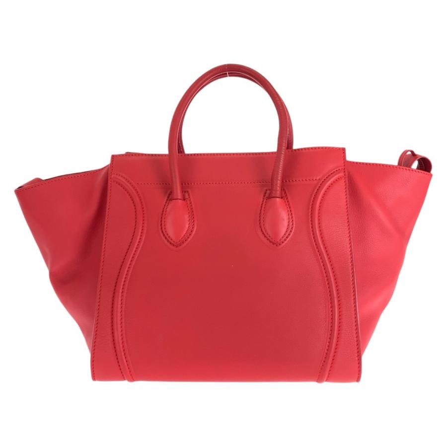 CELINE（セリーヌ） 美品 ラゲージ ファントム レッド シルバー