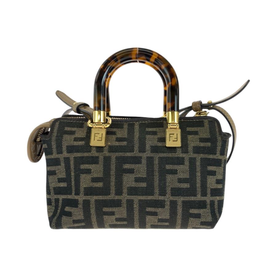 FENDI（フェンディ） 美品 バイザウェイミニ ブラウン ゴールド金具