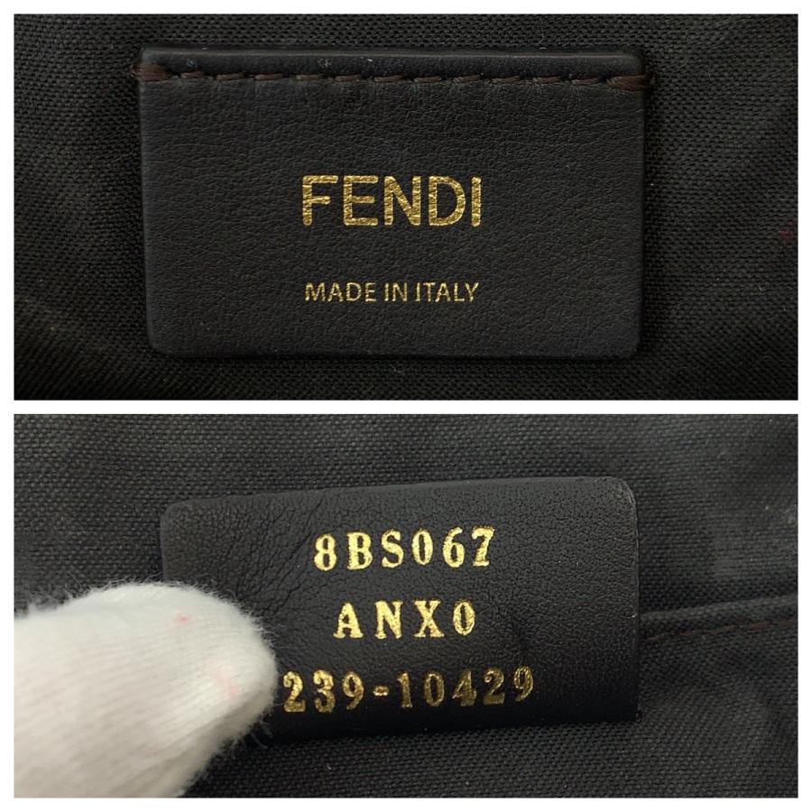 FENDI（フェンディ） 美品 バイザウェイミニ ブラウン ゴールド金具