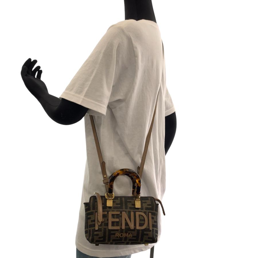 FENDI（フェンディ） 美品 バイザウェイミニ ブラウン ゴールド金具