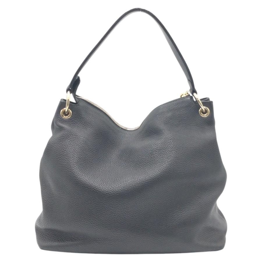 GUCCI 美品 グッチ ソーホー インターロッキングG ブラック 黒 レザー 