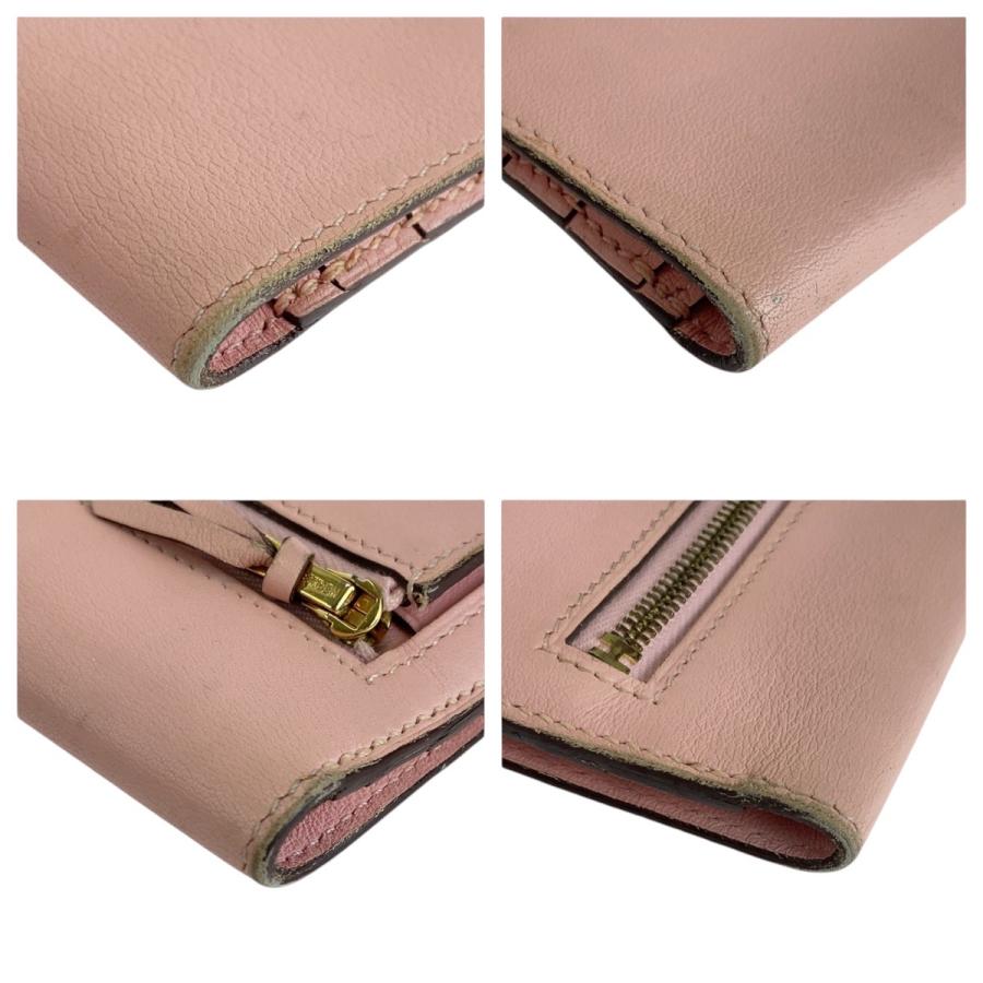 HERMES（エルメス） ドゴンロング ピンク ローズサクラ ゴールド金具