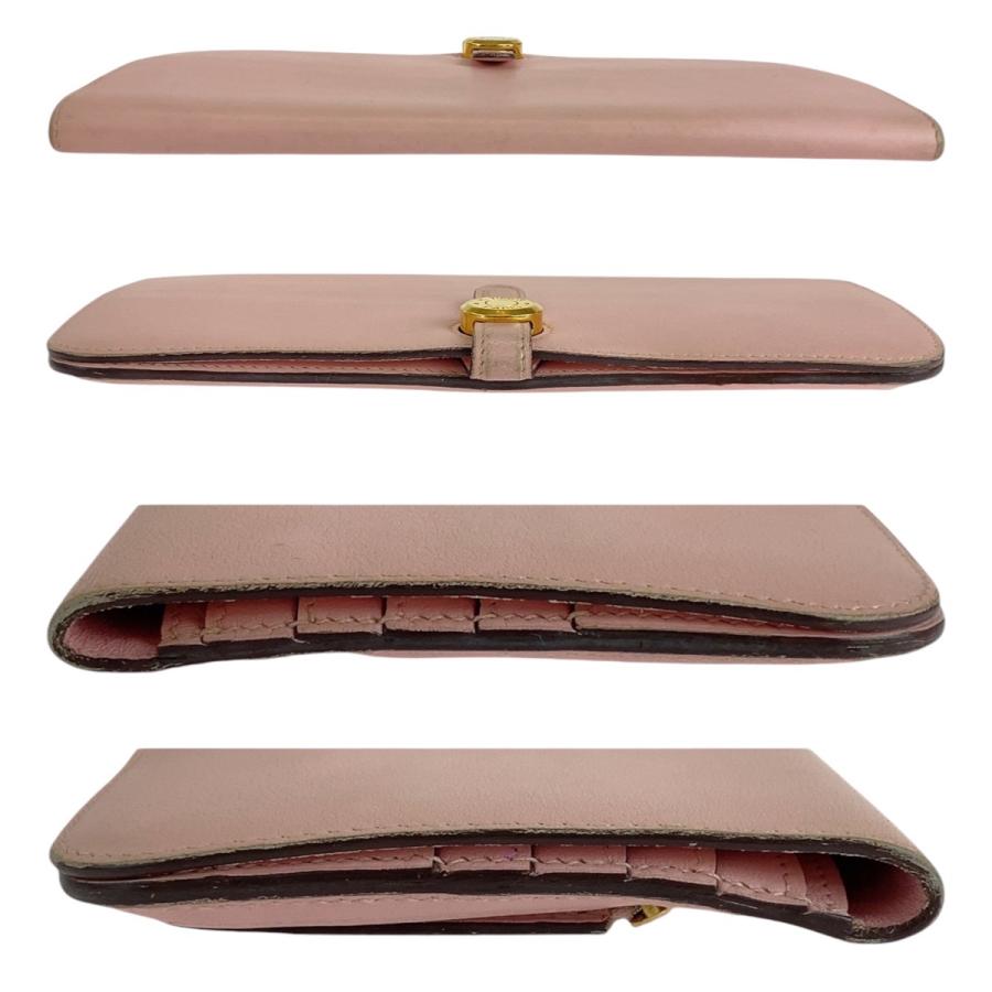HERMES（エルメス） ドゴンロング ピンク ローズサクラ ゴールド金具