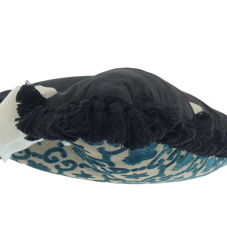 GUCCI（グッチ） 美品 ブルー グリーン ブラック ベルベット/GG