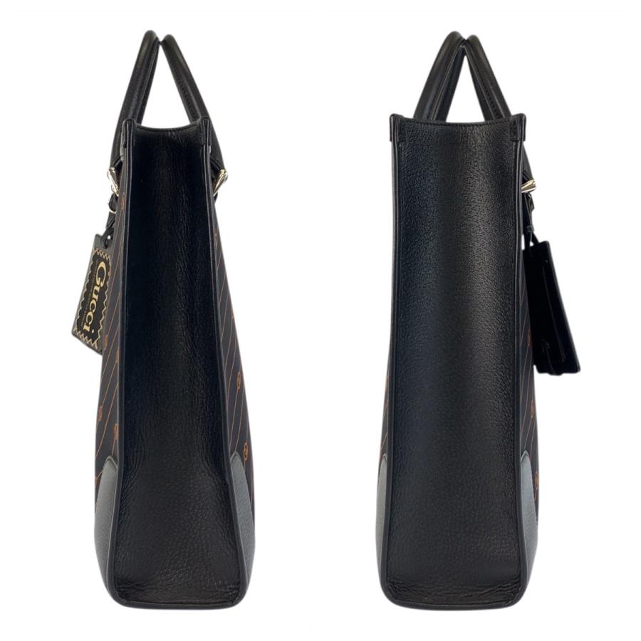 GUCCI（グッチ） 超美品 インターロッキング ブラック 黒 オレンジ