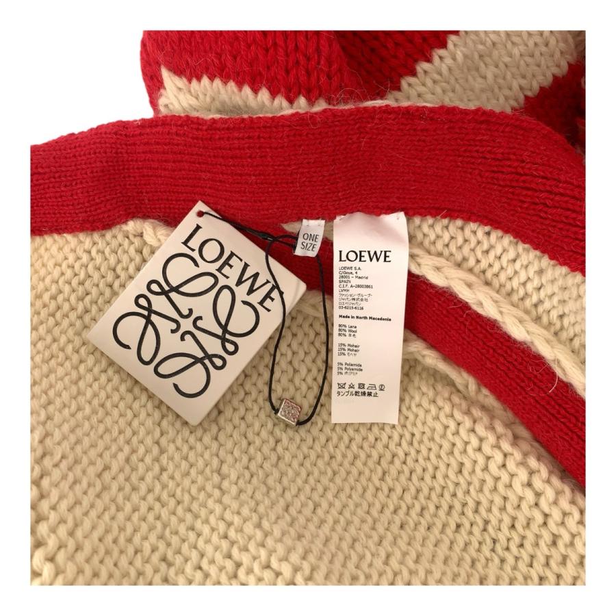 LOEWE（ロエベ） 美品 コレクションライン One Size アイボリー レッド