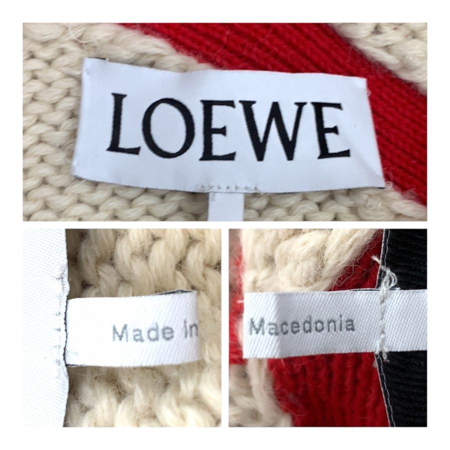 LOEWE（ロエベ） 美品 コレクションライン One Size アイボリー レッド