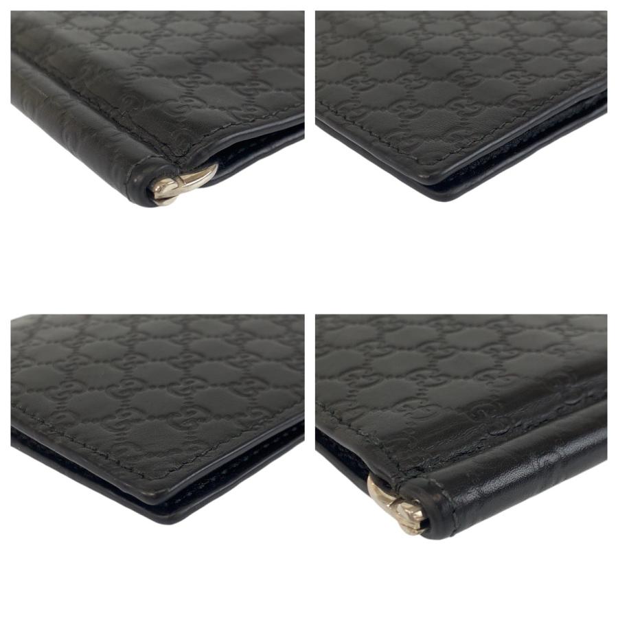 GUCCI（グッチ） 美品 マイクログッチシマ ブラック 黒 シルバー金具