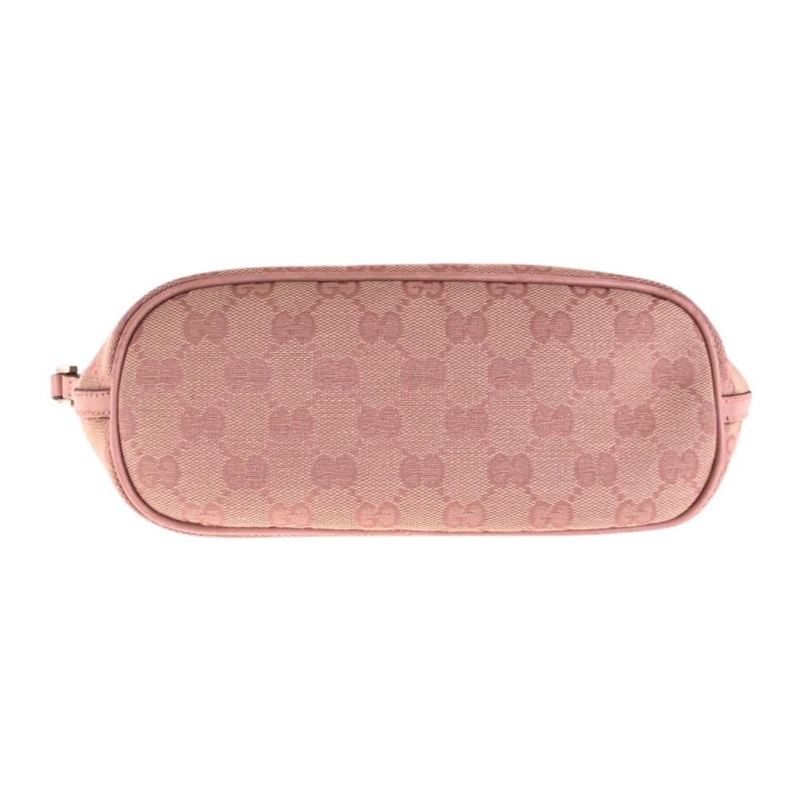 GUCCI（グッチ） 美品 ピンク シルバー金具 GGキャンバス 039 1103 