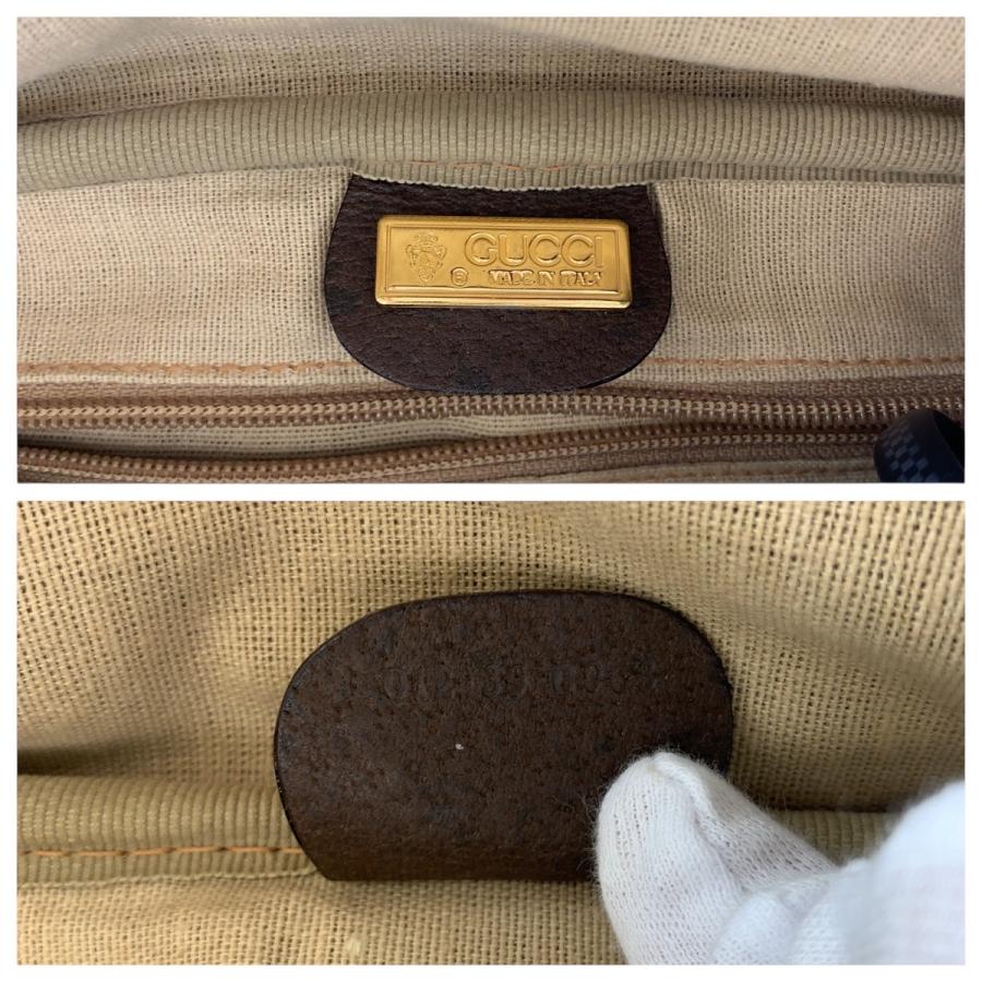 GUCCI グッチ オールドグッチ シェリーライン ブラウン ゴールド