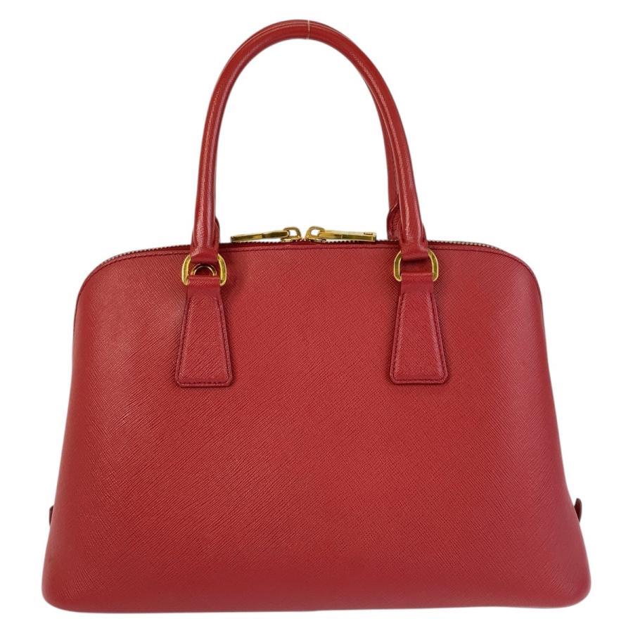 美品 PRADA プラダ サフィアーノ プロムナード 三角ロゴプレート