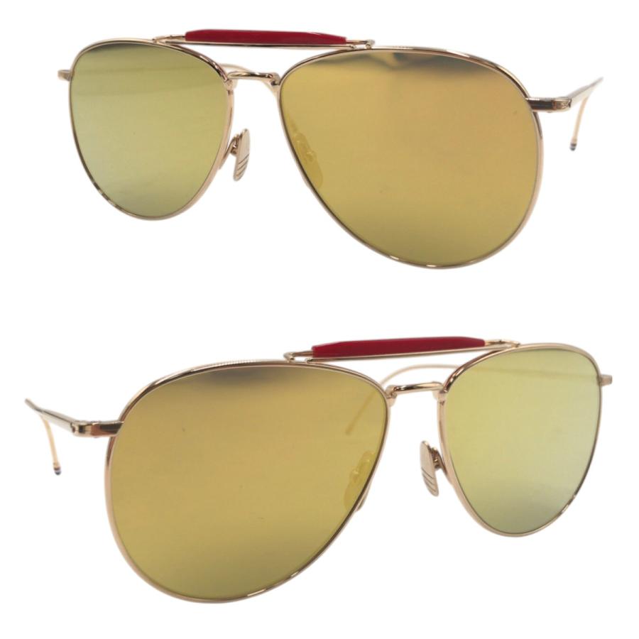 超美品 THOM BROWNE トムブラウン ティアドロップ ゴールド メタル TB